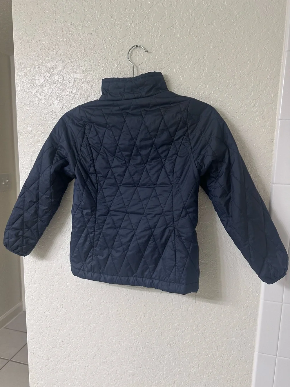 Patagonia Kids Nano Puff Brick Quilt Jacket Navy Size Small 7-8